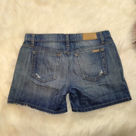 Joes Jeans Vintage Reserve 1971 Destroyed Medium Wash Denim Jean Shorts Women 29 - Picture 2 of 4
